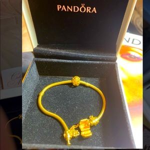 ♥️ PANDORA OPEN LATTICE RARE 💯 RETIRED 14karats  CHARM ✅